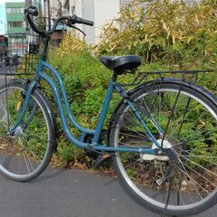 26インチのママチャリです。ＬＥＤオートライト、外装６段ギア付です。の画像