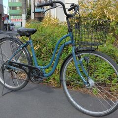 26インチのママチャリです。ＬＥＤオートライト、外装６段ギア付です。の画像