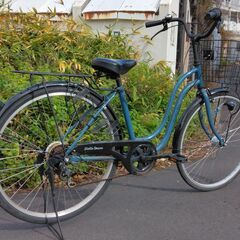 26インチのママチャリです。ＬＥＤオートライト、外装６段ギア付です。の画像