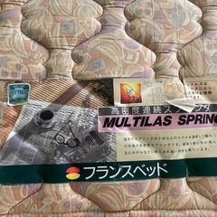 中古マットレスのみ　シングルサイズ 硬めのコイルの画像