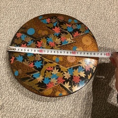 菓子盆、漆器の画像