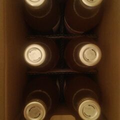 りんご🍎ジュース100%1㍑6本入お譲りしますの画像