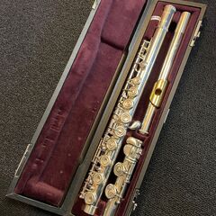 フルート　ヤマハ　YFL-412LSE　極美品　頭部管＆管体：銀製　リッププレート＆頭部管内：金メッキ ￥24万　FLUTE YAMAHAの画像