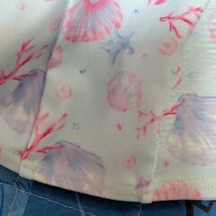 女の子マーメイドワンピース水着 120の画像