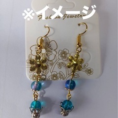 【ハンドメイド】ピアス🎶の画像