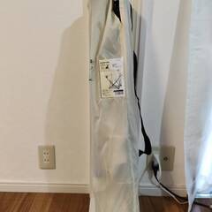 キャプテンスタッグ 折りたたみチェア アイボリー 美品・室内使用のみの画像