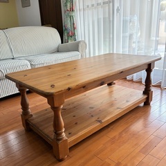 パイン家具/ティーテーブル売りますの画像