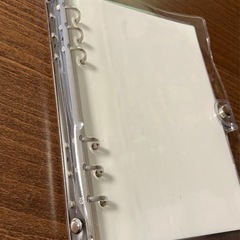 シール帳 クリアバインダー A5 リフィル付き②の画像