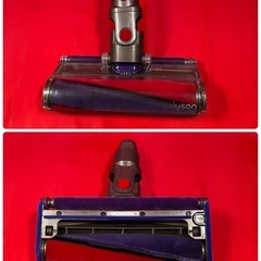 ダイソン⑧SV14V11fluffy 美品純正スタンド　２タイプヘッドから選択式　純正美品パイプ　補強型トリガー装着　フルパーツの画像