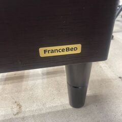 リサイクルショップどりーむ天保山店　No5412 フランスベッド　シングルベッドフレーム　ヘッド側若干シール剥がれ跡有り　コンセント付き　お買い得品🎵の画像