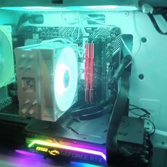 【未使用品】【モンハンワイルズ推奨スペック】Win11 Pro 高性能ゲーミングPC /32GBメモリ/パステルブルーの画像