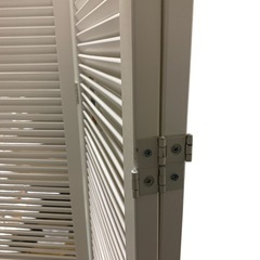 パーテーション ホワイト 3連 163×140×2cmの画像