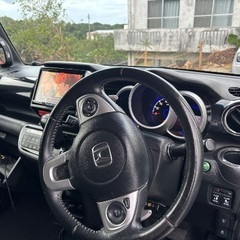 N-BOXカスタムワゴン Gターボ Lパッケージ 2015年モデル 10.1インチ フリップフルセグ搭載の画像