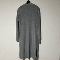 【無料】グレーロングカーディガンの画像