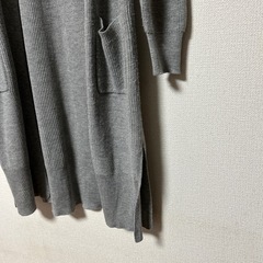 【無料】グレーロングカーディガンの画像