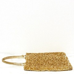 【極美品】ANTEPRIMA アンテプリマ スクエア ワイヤーバッグ ゴールドの画像