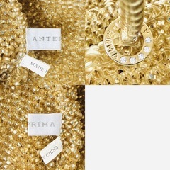 【極美品】ANTEPRIMA アンテプリマ スクエア ワイヤーバッグ ゴールドの画像