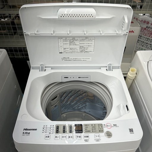 リユースのサカイ東金店 Hisense 洗濯機 23年製 5.5kg TJ16817