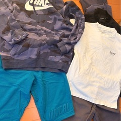 （160-①）男の子洋服、160サイズ、14点まとめ売り、美品〜中古服、NIKEとadidas含むの画像