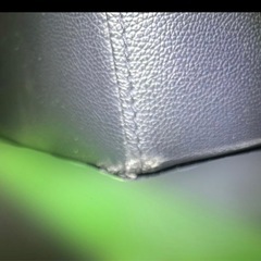 ✨ニトリ✨ 2人掛け本革ソファ🛋(ルーチェ2LT KD BK)の画像