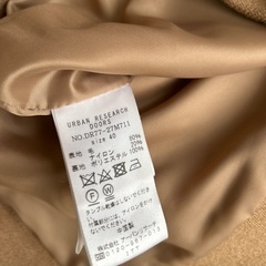 アーバンリサーチ　キャメルコート　可愛いの画像