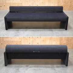 ≪zyt2659ジ≫ シノハラ製作所 4人掛けベンチベッド プラッツ ソファベッド/シンプル/モダン/公共施設/宿泊施設/店舗/オフィス 071219-16の画像