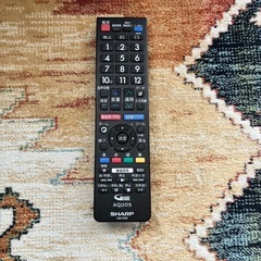 2019年製シャープAQUOS液晶テレビ 動作品リモコン等セットの画像