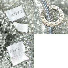 【極美品】ANTEPRIMA アンテプリマ ワイヤーバッグ ラウンド 縦型 シルバー 付属品完備の画像