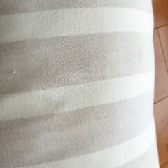 授乳クッション　抱き枕　ロングまくら　ボーダー　ベビー　産前産後　マタニティ　ミルク　赤ちゃん　ママ　グレーホワイト　の画像