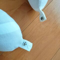 授乳クッション　抱き枕　ロングまくら　ボーダー　ベビー　産前産後　マタニティ　ミルク　赤ちゃん　ママ　グレーホワイト　の画像