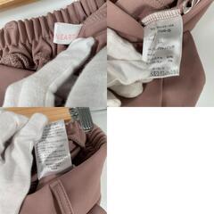 ONEARTH ONEARTH ワイドパンツ ポリエステル ピンク レディース 65244 LL【古着】【中古】の画像