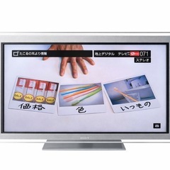 SONY BRAVIA 46型 液晶テレビ KDL-46X2500｜リモコン有｜映像良好・線ムラなし｜引取限定
の画像