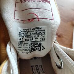 コンバース　23.5cm 保管品　シミありの画像