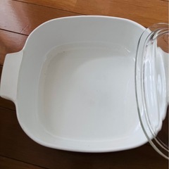 CORNING WARE コーニングウェア キャセロール 両手鍋 ガラス蓋付きの画像
