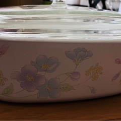 CORNING WARE コーニングウェア キャセロール 両手鍋 ガラス蓋付きの画像