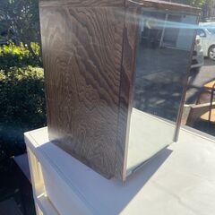 リサイクルショップどりーむ天保山店　No5425 小棚　ミニサイズ　小物入れ　鏡付きの画像