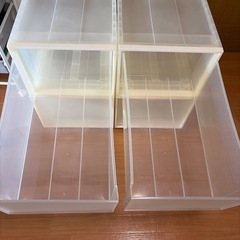 【お譲り先決まりました】ポリプロピレン衣装ケース　大×4個の画像