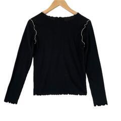 Urbanity アーバニティー 長袖ニット ポリエステル ブラック レディース M【古着】【中古】の画像