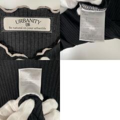 Urbanity アーバニティー 長袖ニット ポリエステル ブラック レディース M【古着】【中古】の画像