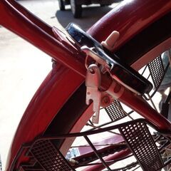 24インチ折りたたみ自転車　鍵2個付き　中古美品の画像