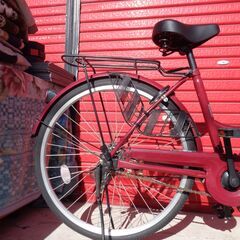 24インチ折りたたみ自転車　鍵2個付き　中古美品の画像