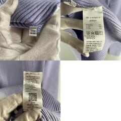 ノーブランド  長袖ニット ポリエステル ブルー レディース one【古着】【中古】の画像