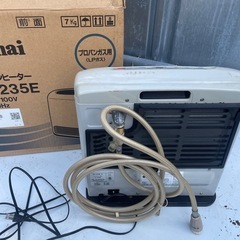 リンナイ　ガスファンヒーター　 LPガス　コード付きの画像