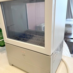 【予約】一人暮らし用パナソニック 食器洗い乾燥機 SOLOTA（NP-TML1-W）無料の画像
