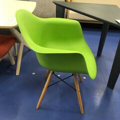 ★リユースのサカイ横浜南店★YM1730  一人掛けチェア グリーン W62×D60×H81 クリーニング済みの画像