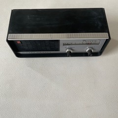 National PANASONIC ナショナル Panapet7 パナペット7 R-80 トランジスタ ラジオ 小物入れ付き 当時物 ジャンク品  の画像