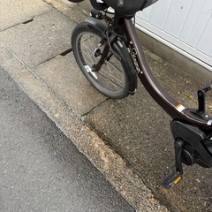 
YAMAHA PAS Kiss mini PA20KXL 電動アシスト自転車 20インチ 前後チャイルドシート付 ヤマハ 現状渡【直接引取可能】 の画像