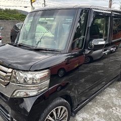 N-BOXカスタムワゴン Gターボ Lパッケージ 2015年モデル 10.1インチ フリップフルセグ搭載の画像