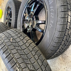 プリウス純正ホイールスタッドレス4本セットの画像