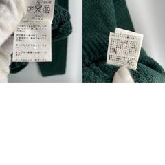 Simplicite シンプリシテェ 長袖ニット ポリエステル グリーン レディース【古着】【中古】の画像